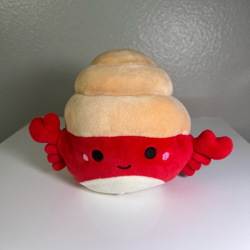 Squishmallow 5 inch Mini Sealife Plush | Indie The Hermit Crab